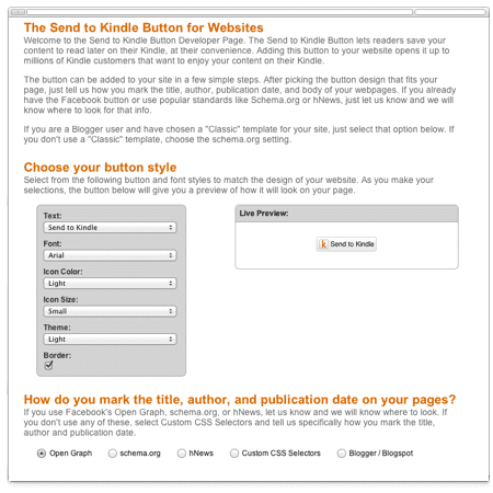 Añadir el botón enviar a Kindle en WordPress