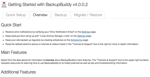 BackupBuddy 4.0 