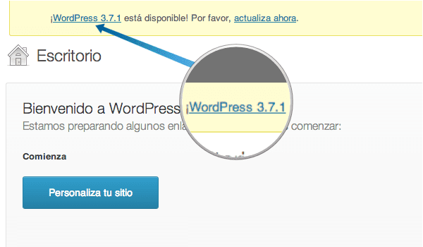 Cómo desactivar las actualizaciones automáticas en WordPress 3.7