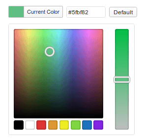 Selector de colores de WordPress 3.5